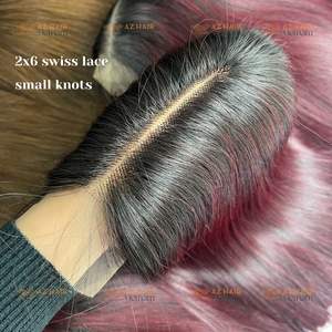 Perruques de cheveux humains vietnamiens Full HD Lace Frontal perruque diverses extensions de cheveux bruts de couleur prix d'usine en gros - Product Image 4