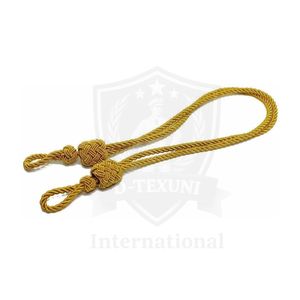 Cordón de Algodón 100% OEM al por Mayor, Cordón de Alambre Trenzado Clásico de 3 Hilos Dorado para Sombreros Ceremoniales y Prendas de Vestir, Precio Económico - Product Image 4