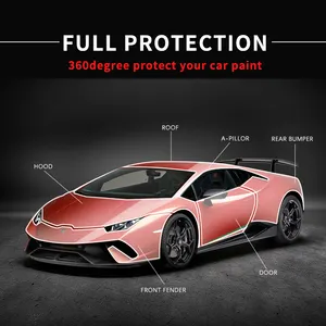 10 yıl garanti 10mil Anti-Scratch isı onarım temizle Nano seramik boya koruma filmi 1.52*15m Tph Tpu Ppf araba için