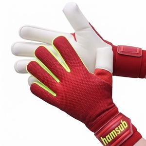 Gants de gardien de but de football professionnels personnalisés, haute adhérence, PU antidérapant, respirants, protection des doigts, unisexes, OEM ODM - Product Image 1