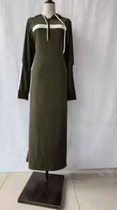 Abaya Jellaba Homme Islam Kameez Thobe Arabe Perlé Décontracté Extensible dans les quatre sens Respirant à Capuche Manches Longues Robe Musulmane - Product Image 3