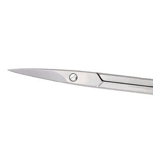Hot Selling Black Coated Curved Blade Sharp Stainless Steel Cuticle Spring Scissors Eyelash Eyebrow <b>Makeup</b> <b>Tool</b> Custom Logo - Product Image 2