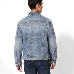 Chaqueta de Mezclilla para Hombre, Servicio OEM, Precio al por Mayor, 100% Algodón, Superventas - Product Image 2