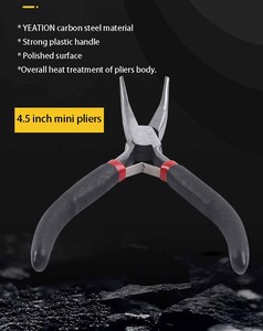 Round Flat Nose Looping Pliers Wire <b>Beading</b> Looping Jewelry Tools Round and Flat Nose Pliers Wire Bending Pliers - Product Image 6