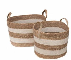 Cesta de yute de lujo, cesta decorativa para almacenamiento, cesta de diseño, cesta de almacenamiento premium para el hogar moderno - Product Image 4