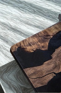 Best Price <b>Top</b> Quality Customize Square <b>resin</b> wood coasters Handmade Luxury <b>Resin</b> Wooden Coasters for Dining and Gifting - Product Image 2