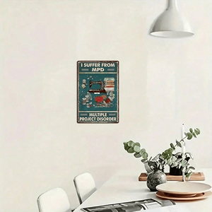 CIFbuy Plaque en aluminium vintage amusante TikTok pour service de retrait Temu 20,3x30,5cm - Product Image 3