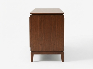 Modern Wooden <b>TV</b> <b>Stand</b> Media Cabinet Brown Console Storage Center Floor Mount for Living Room 65 in and up - Product Image 2