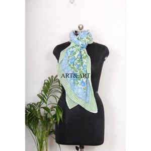 Pareo/Sarong de playa para mujer 100% algodón con estampado a mano, cómodo pareo/sarong para chicas con pañuelo ligero para cubrirse. - Product Image 4