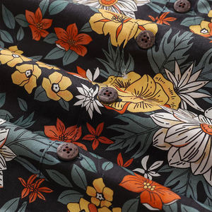 Camisa de Hombre para Vacaciones, Estampado Floral Tropical, Manga Corta, Ropa Casual de Playa para Hombre - Product Image 5