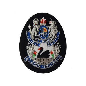 Envío Rápido de Fábrica, Insignia Bordada a Mano para Blazer, Insignias Personalizadas de Alta Calidad y Bajo Costo para Clubes y Uniformes con Diseño 3D y Pin de Seguridad - Product Image 4