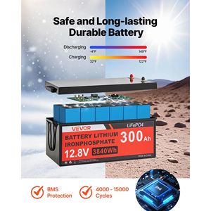 Système d'énergie solaire complet 800W 12V, 4 panneaux solaires monocristallins 200W, batterie LiFePO4 12.8V 300Ah, contrôleur de charge MPPT 60A - Product Image 4