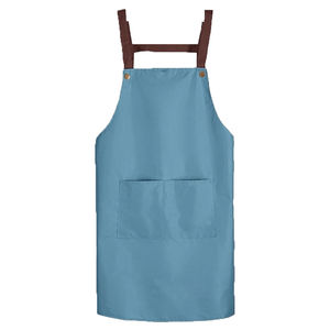 Wholesale Price Factory <b>Kitchen</b> <b>Apron</b> Waterproof Resistant Cotton <b>Apron</b> with Adjustable for Adults with Pockets Color Cooking - Product Image 3