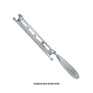 Cuchillo Profesional de Acero Inoxidable para Injertos de Piel, Fabricante de Instrumentos Quirúrgicos para Cirugía Plástica y Reconstructiva - Product Image 4