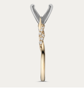 Anillo de Compromiso de Lujo de Oro Sólido de 14K con Diamante Cultivado en Laboratorio, Certificado IGI, Pedido Personalizado 3 - Product Image 3