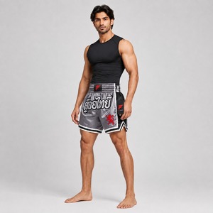 Shorts de Muay Thai confortables, conçus avec des matériaux respirants offrant une mobilité flexible et des performances fiables au quotidien. - Product Image 4