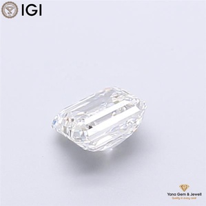 Diamant de laboratoire CVD 1,00 carat, couleur E, clarté VVS1, taille Asscher, avec certificat IGI pour pendentif solitaire classique - Product Image 5