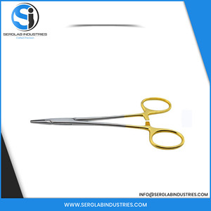 Portaagujas Olsen Hegar de Alta Calidad, Tijeras de Acero Inoxidable con Punta Recta, Certificación CE ISO, para Cirugía Plástica - Product Image 6