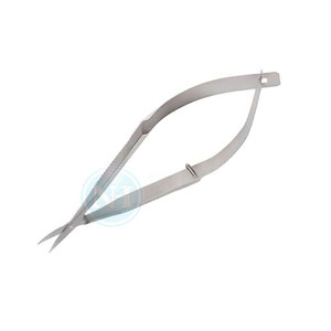 Ciseaux corneoscléraux à prix de gros, pour gaucher, lames moyennes, en acier inoxydable - Product Image 4