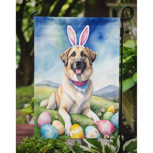 Anatolian Shepherd Dog Easter <b>Egg</b> Hunt <b>Decorative</b> Yard Flag Banner Multicolor Mailbox Garden Flag for Patio Artwork Flower Beds - Product Image 3