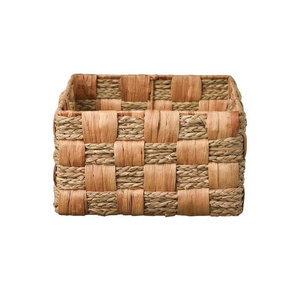Set of 3 High Quality Eco-Friendly Natural Woven <b>Wicker</b> Seagrass Storage <b>Baskets</b> <b>Handles</b> Multifunction for Home Hotel Office Use - Product Image 4