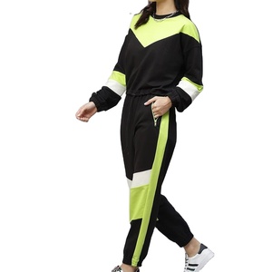Nouveauté Survêtement décontracté d'hiver pour femmes Manches longues Respirant Léger Haute qualité 100% polyester Survêtements pour femmes - Product Image 1