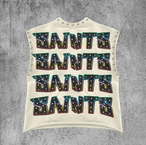 เสื้อกล้ามครอปสไตล์ลำลองสำหรับผู้ชาย ผ้าคอตตอนหนา 100% เสื้อยิมออกกำลังกาย พิมพ์ลายโลโก้ด้วยเทคนิค Acid Wash ทรงบ็อกซี่ ขายส่ง - Product Image 2