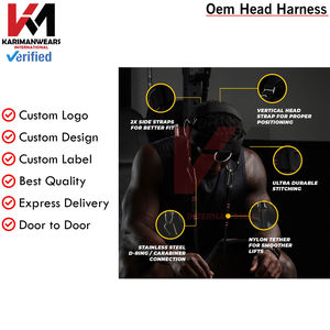 Arnés ajustable para la cabeza para ejercicios de cuello con correas acolchadas cómodas para entrenamiento de fuerza y desarrollo muscular - Product Image 4
