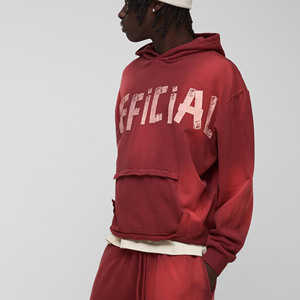 Conjunto de Sudadera y Pantalones Deportivos Personalizados, Ropa Urbana con Estampado Desgastado por el Sol, Lavado Ácido, Traje Deportivo para Hombre, Servicio OEM - Product Image 5