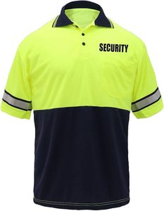 Camiseta Polo de Seguridad de Alta Visibilidad, Manga Corta, Reflectante, Ropa de Trabajo, Camiseta Reflectante para Turno Nocturno, Venta al Por Mayor - Product Image 6