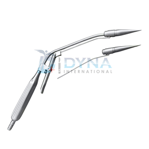 Ligador de succión manual de doble cono de acero inoxidable de alta calidad para hemorroides, con conos rectales de 11 mm y 13 mm, juego de instrumentos CE - Product Image 2