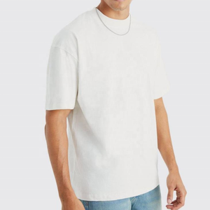 เสื้อยืดผู้ชายผ้าฝ้าย 100% น้ำหนัก 180 กรัม ทรงโอเวอร์ไซส์ ผ้าถักเนื้อแน่น ระบายอากาศได้ดี ไม่เป็นขุย ทรงหลวม สไตล์สตรีทแวร์ - Product Image 4
