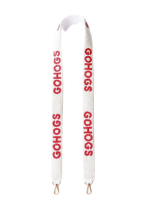 Accesorio para el Día del Partido de Fútbol Americano de los Oklahoma Boomer Sooners: Correa para Bolso con Cuentas y Diseño Hotty Toddy, Ajustable, Bordado - Product Image 5