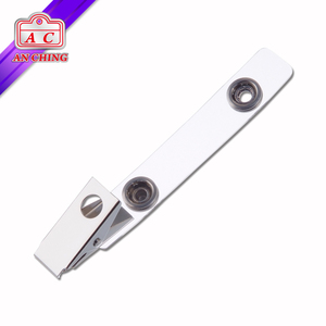 Clip à badge en métal avec épingle de sûreté - Product Image 3