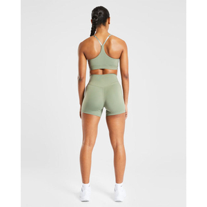 Venta al por mayor: Top verde oliva personalizado de talla grande con tirantes ajustables en la espalda y escote en V frontal, transpirable y ecológico. - Product Image 2