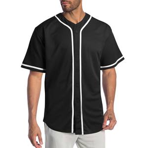 Último Diseño de Camiseta de Béisbol para Hombre a Precio Económico, Color Sólido, Talla Personalizada, Sublimación, Uniforme de Béisbol para Adultos - Product Image 1