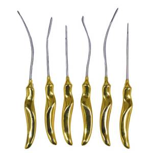 Kit de 6 instruments de chirurgie plastique pour lifting du visage et des sourcils, en acier inoxydable allemand de qualité CE - Product Image 6