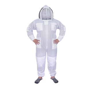 3 Layer Ventilated Mesh Polyester Beekeeping <b>Suit</b> Full Body Protective with Unisex Size Breathable Quick Dry Outdoor Working - Product Image 3