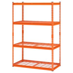 Scaffalatura Industriale in Metallo a 4 Ripiani, Capacità 1134 kg, 51 cm Profondità x 102 cm Larghezza x 152 cm Altezza, Regolabile per Garage - Product Image 4