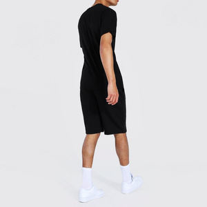 Conjunto de 2 Piezas de Camiseta y Pantalones Cortos de Verano para Hombre, Personalizado, de Felpa, Ecológico, Deportivo, Informal, 100% Algodón, con Estampado 3D - Product Image 2