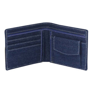 Mini billetera informal de mezclilla, monedero pequeño, organizador de tarjetas, soporte portátil para efectivo, accesorio de tela vaquera para el uso diario - Product Image 5