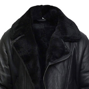 2026 Custom Men's <b>Leather</b> <b>Jackets</b> Best Quality Solid Color Breathable Plus Size Affordable for <b>Winter</b> <b>Leather</b> <b>Jacket</b> - Product Image 6