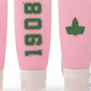 Set de Viaje AKA Rosa y Verde, Kit de Artículos de Aseo, Organizador de Botellas de Cosméticos, Estuche Aprobado por la TSA, Artículos Esenciales de Viaje Portátiles - Product Image 4