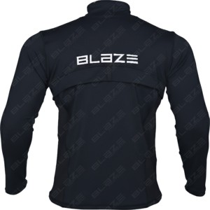 Custom Men's Quarter Zip Long Sleeve Gym Shirt Moisture Wicking Athletic Training Top OEM Sportswear Manufacturer - Product Image 6