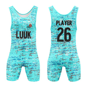 Ropa Deportiva de Lucha Personalizada de Poliéster, Singlet para Artes Marciales, Elástico en Cuatro Direcciones, Ligero, Transpirable, con Logotipo Impreso en la Parte Delantera, de Secado Rápido - Product Image 6