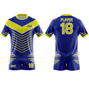 Wholesale Rugby Uniform Sublimation Rugby Jersey And Shorts Set OEM ODM Custom Sports Apparel Manufacturer For Clubs Team Custom - Product Image 4