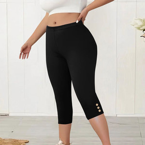 Fabricant pakistanais, prix raisonnable, capri de haute qualité, taille plus, capri pour femmes, vente chaude de capris pour femmes - Product Image 2