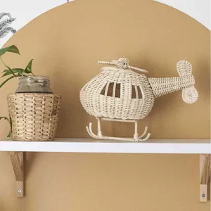 Helicóptero de ratán hecho a mano para juegos infantiles y decoración de habitaciones, helicópteros de juguete para niños más vendidos. - Product Image 6