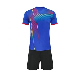 Ensembles d'uniformes de football français en polyester respirant grande taille pour hommes uniforme de club de football à maillot à prix raisonnable - Product Image 5