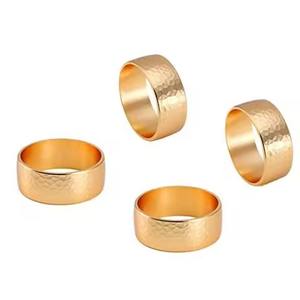 Anillo de Servilleta de Metal de Diseño para Decoración de Mesa de Recepción de Bodas de Lujo - Product Image 6